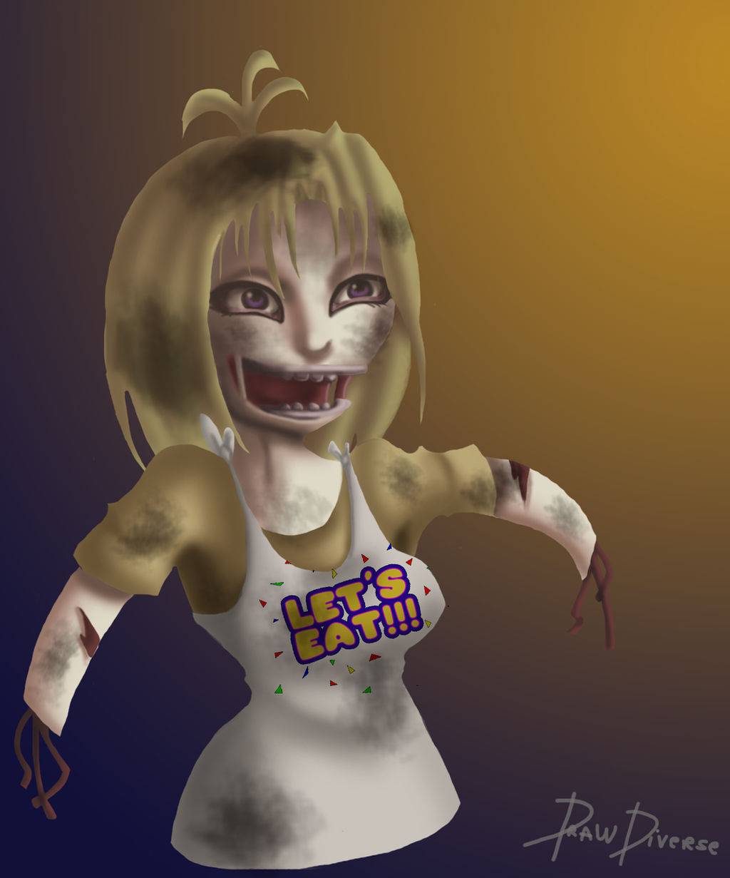 Withered Withered Withered Chica - Five Nights At Freddy's