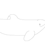 Free Male Orca Presenting Lineart