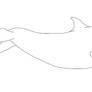 Free Dolphin Lineart