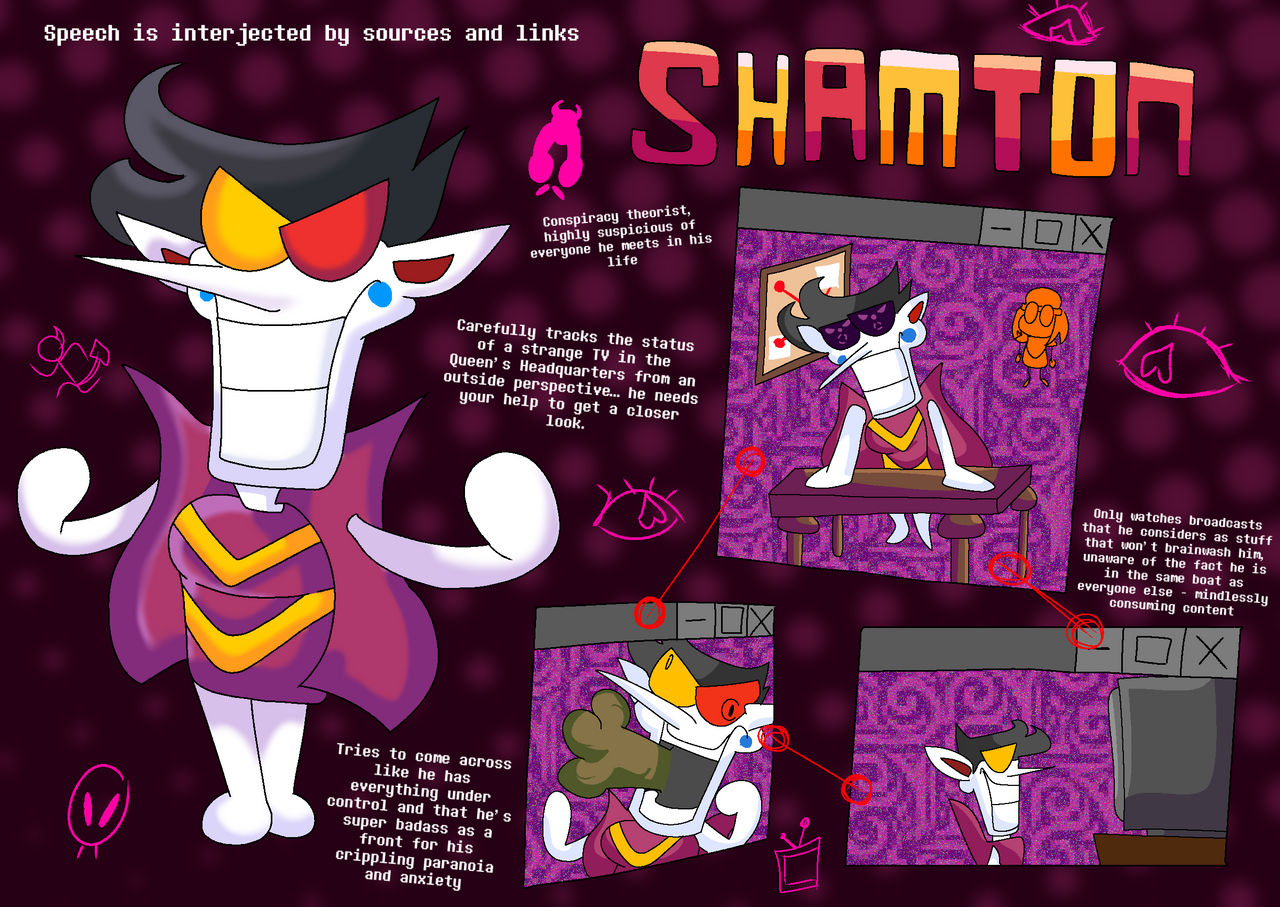 Shamton Delta Rune DELTARUNE Chapter Dewritten v1 | SHAMTON by cyphis6 on DeviantArt