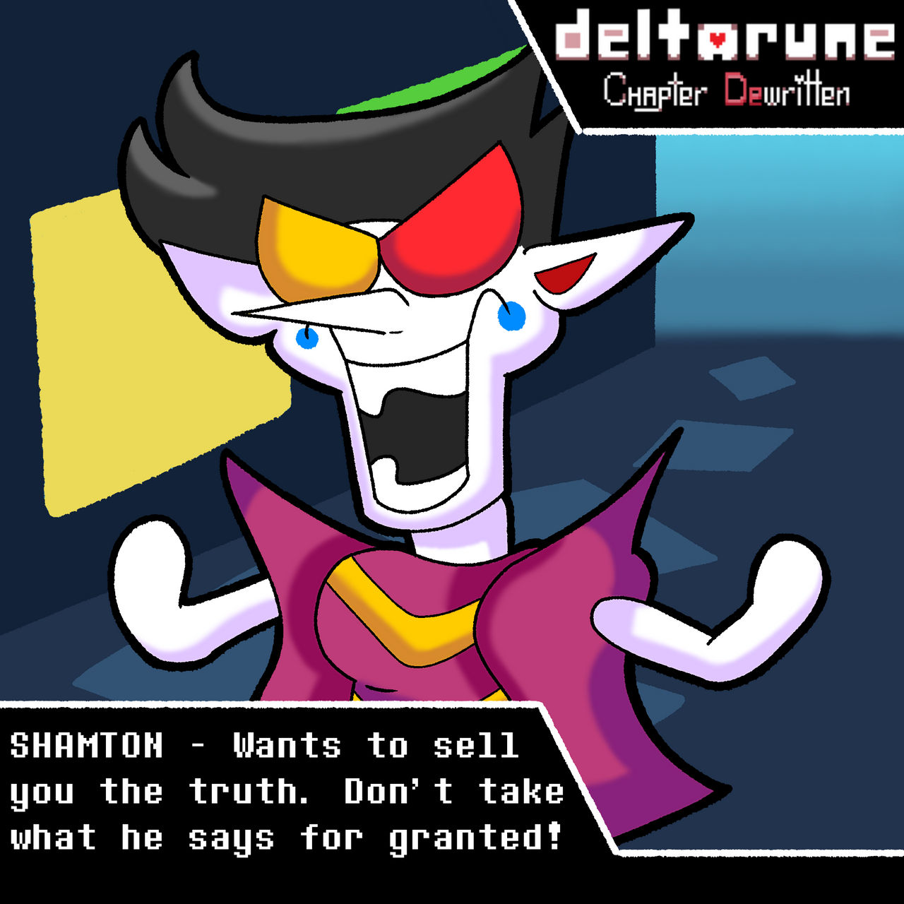 Shamton Delta Rune DELTARUNE CHAPTER DEWRITTEN v1 Shamton by cyphis6 on DeviantArt