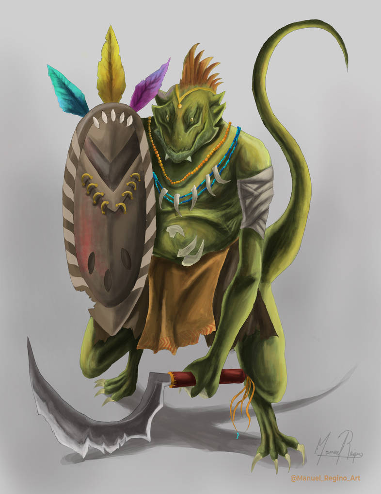 Lizardman by ManuelRegino on DeviantArt