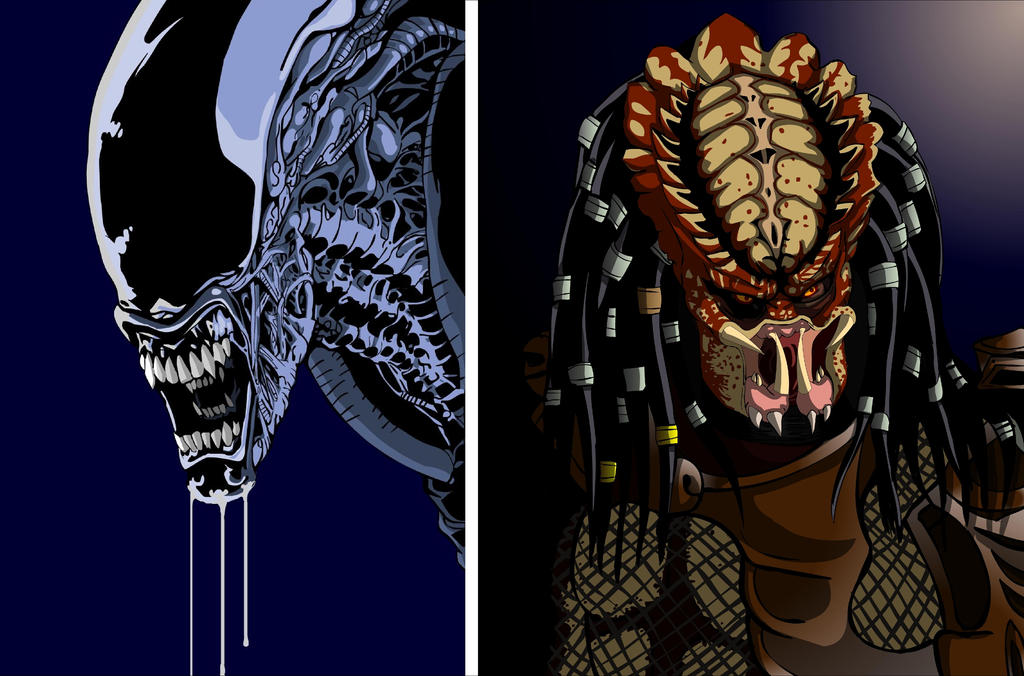 ALIEN and PREDATOR by craigyule on DeviantArt