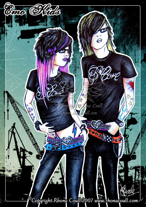 Emo Kids By Megoboom On Deviantart Emo Kids By Megoboom On Deviantart