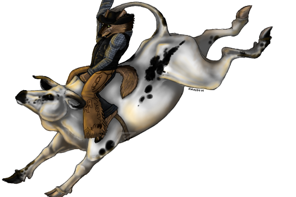 cow wolf by randomznez on deviantart