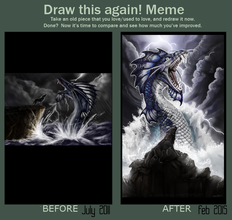 Draw this again meme - Symphony of Thunder