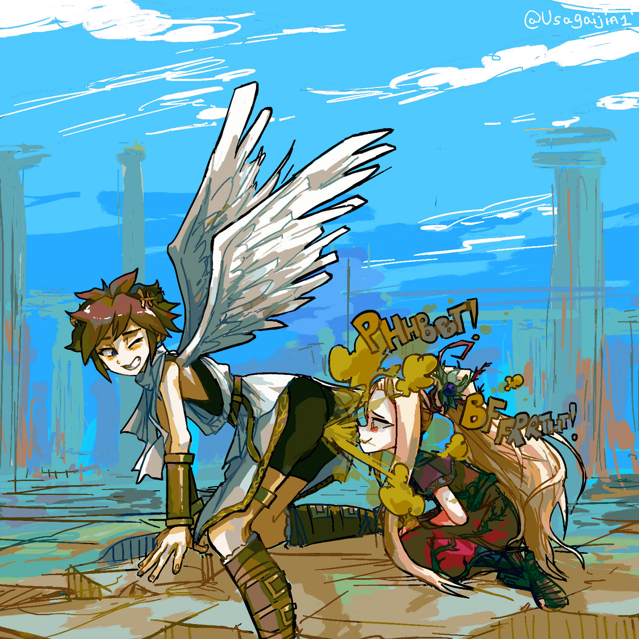 Pit facefart 2 by Usagaijin on DeviantArt