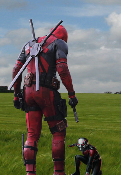 Peterpool Ant Man Deadpool sees Ant Man by ArkhamNatic on DeviantArt