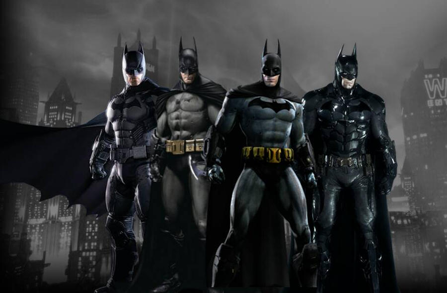 Batman 6. Batman Arkham City костюмы Бэтмена. Бэтмен 2021 Бэтмен Аркхем Сити. Костюм Бэтмена 2022 для Аркхем Найт.
