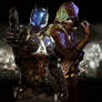 Arkham Knight and Scarecrow