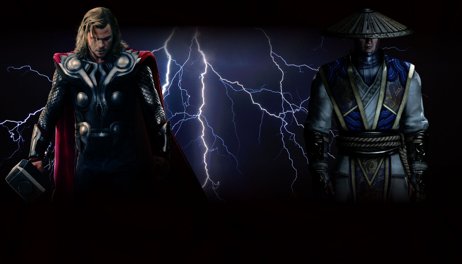 Thor Raiden Thor vs Raiden by ArkhamNatic on DeviantArt