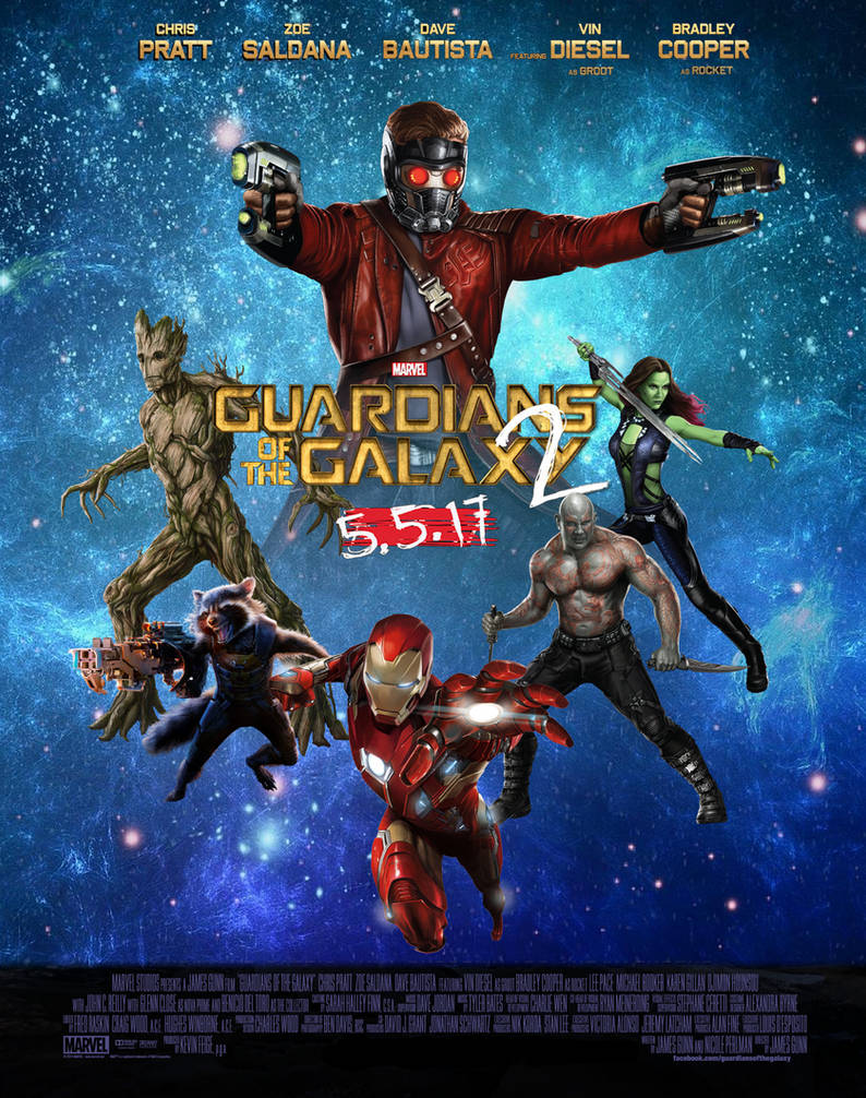 Guardians Of The Galaxy Vol2 Movie Poster By Arkhamnatic On