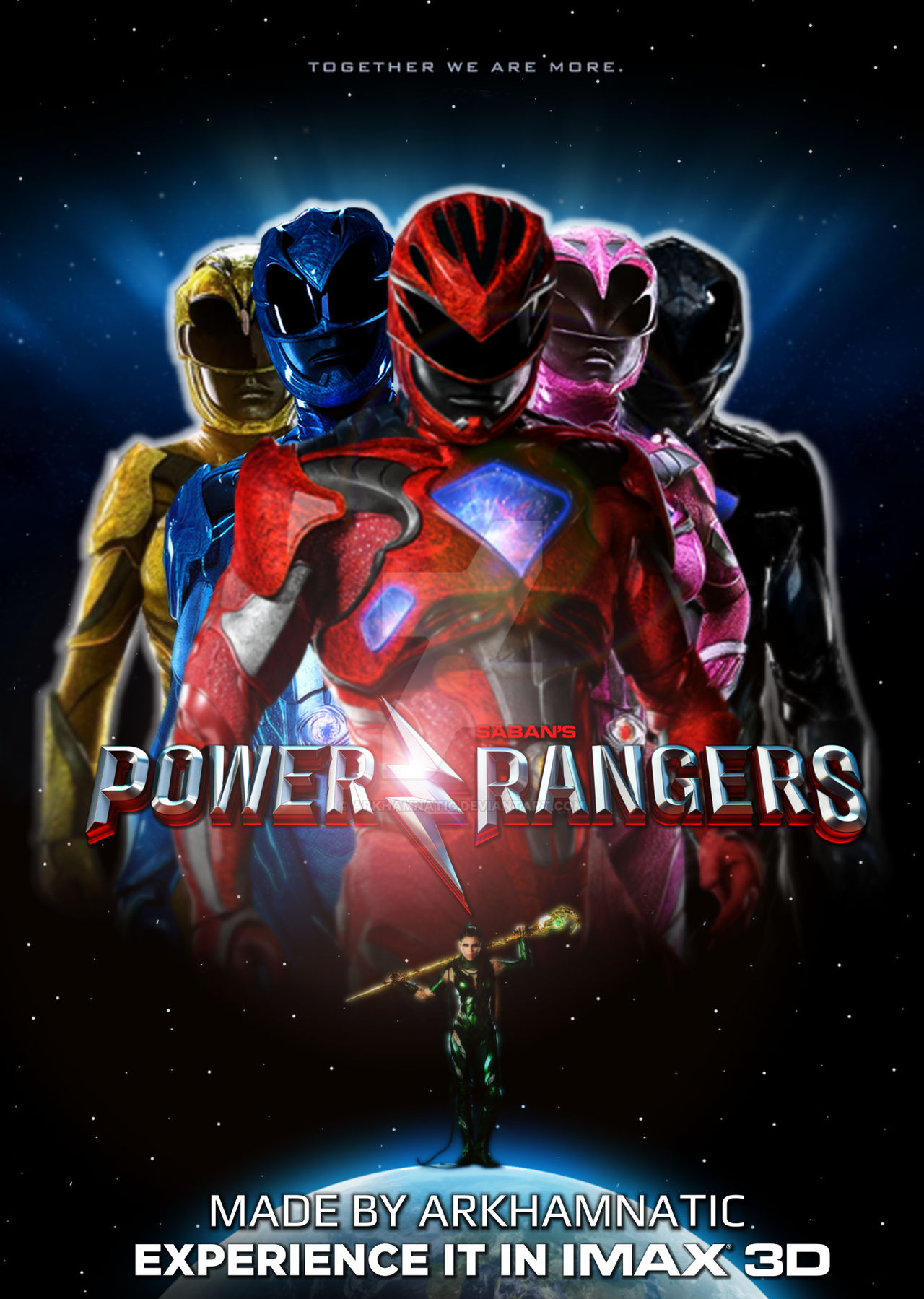 Power Ranges Poster Power Rangers movie poster by ArkhamNatic on DeviantArt