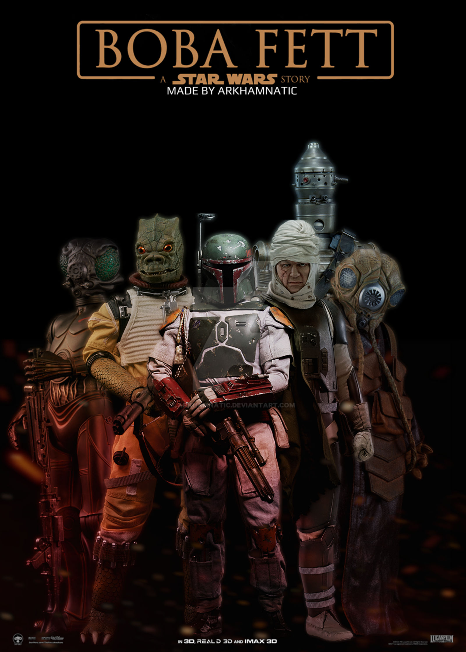 elección mostrar aceptable Boba Fett: A Star Wars story movie poster by ArkhamNatic on DeviantArt