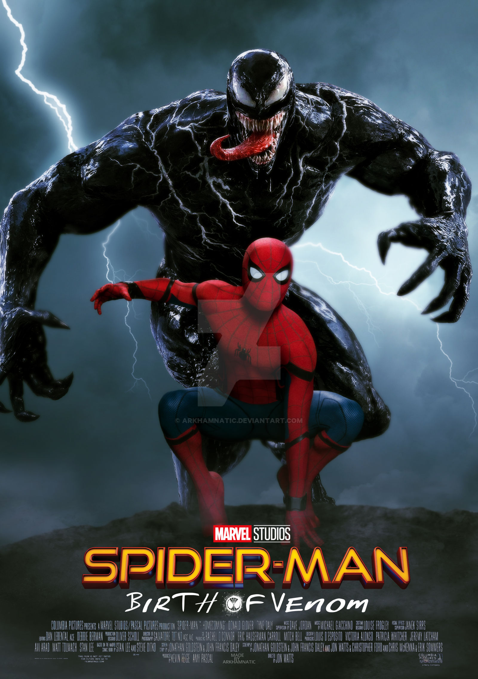 SpiderMan Birth of Venom movie poster by ArkhamNatic on DeviantArt