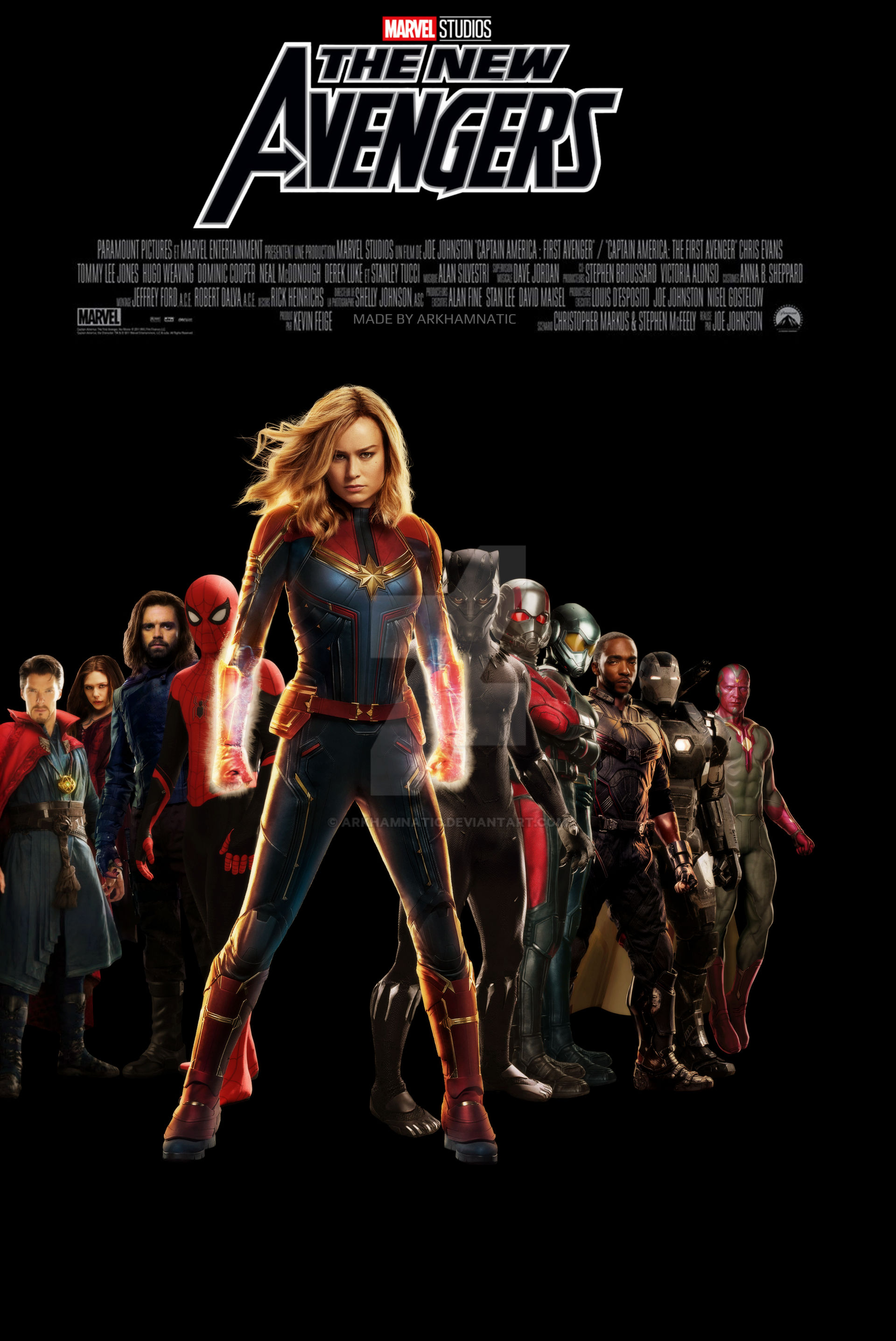 Marvel's The New Avengers movie poster by ArkhamNatic on