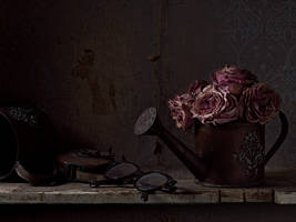 Still-life with watering can