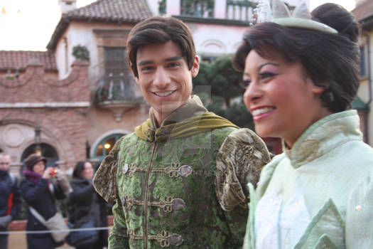 Disney Princess Tiana and Prince Naveen