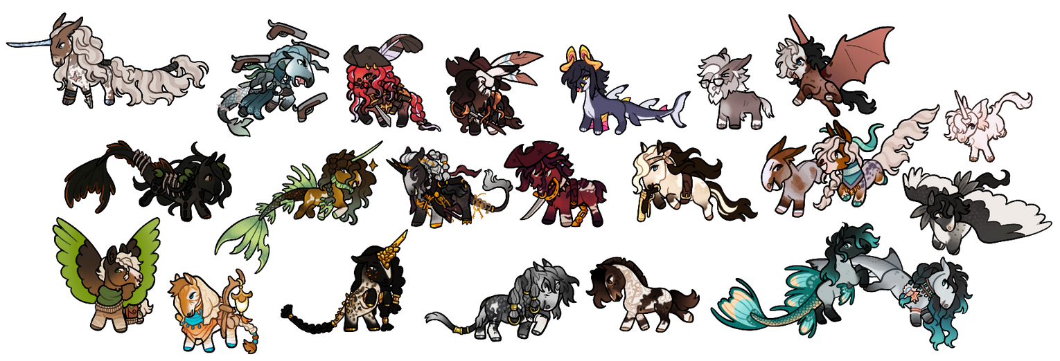 mini pirate army! by nebbunny on DeviantArt