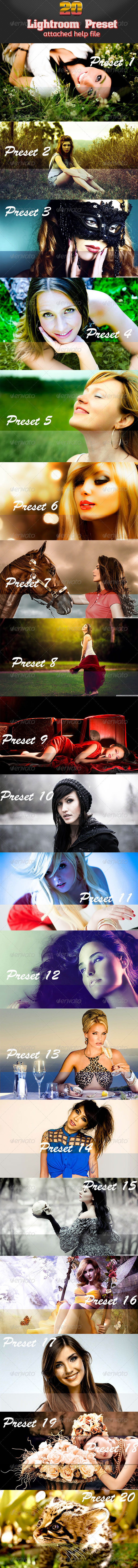 20 Premium Lightroom Presets