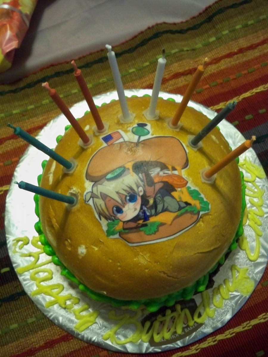 Hetalia chibi USA cake