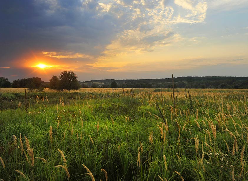 Sunset in Ukraine