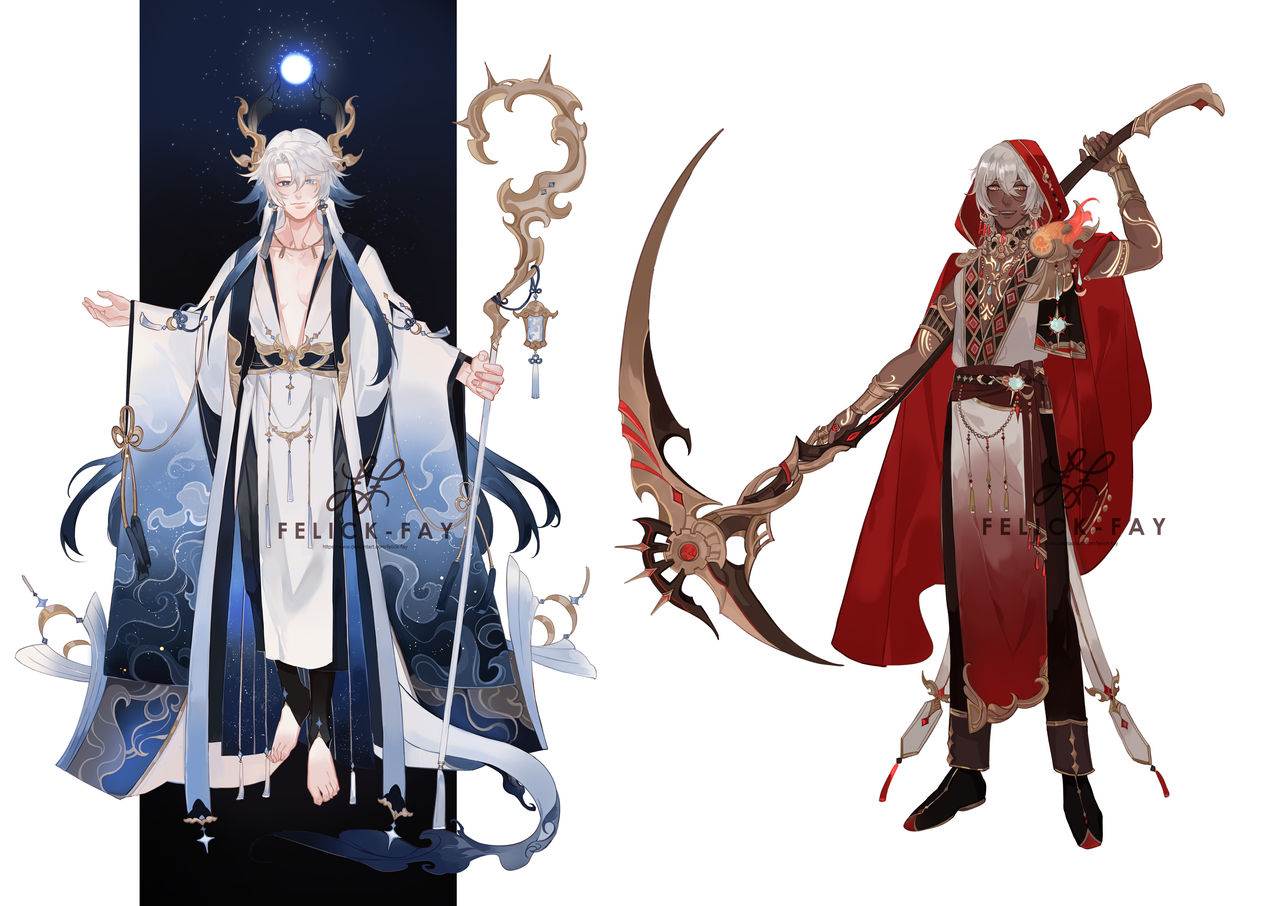 Customed Characters Custom character design March 202201 by Felick-fay on DeviantArt