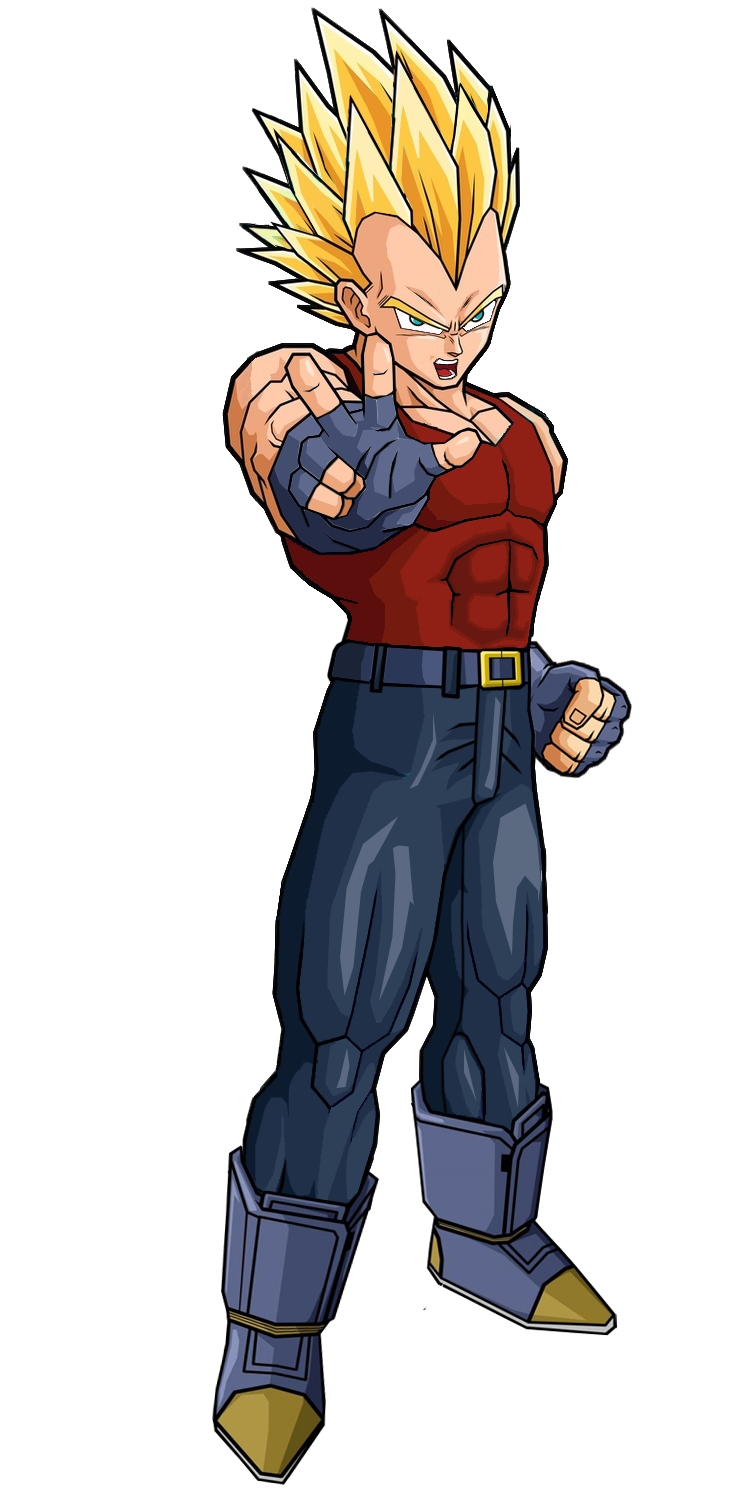 Vegeta GT SSJ transparent background PNG clipart