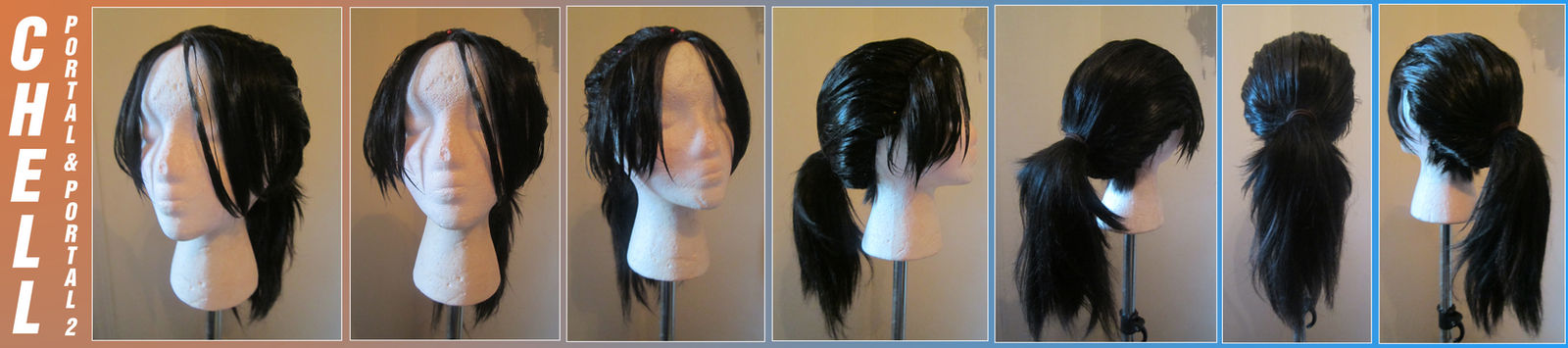 Chell (Portal/Portal 2) - Wig