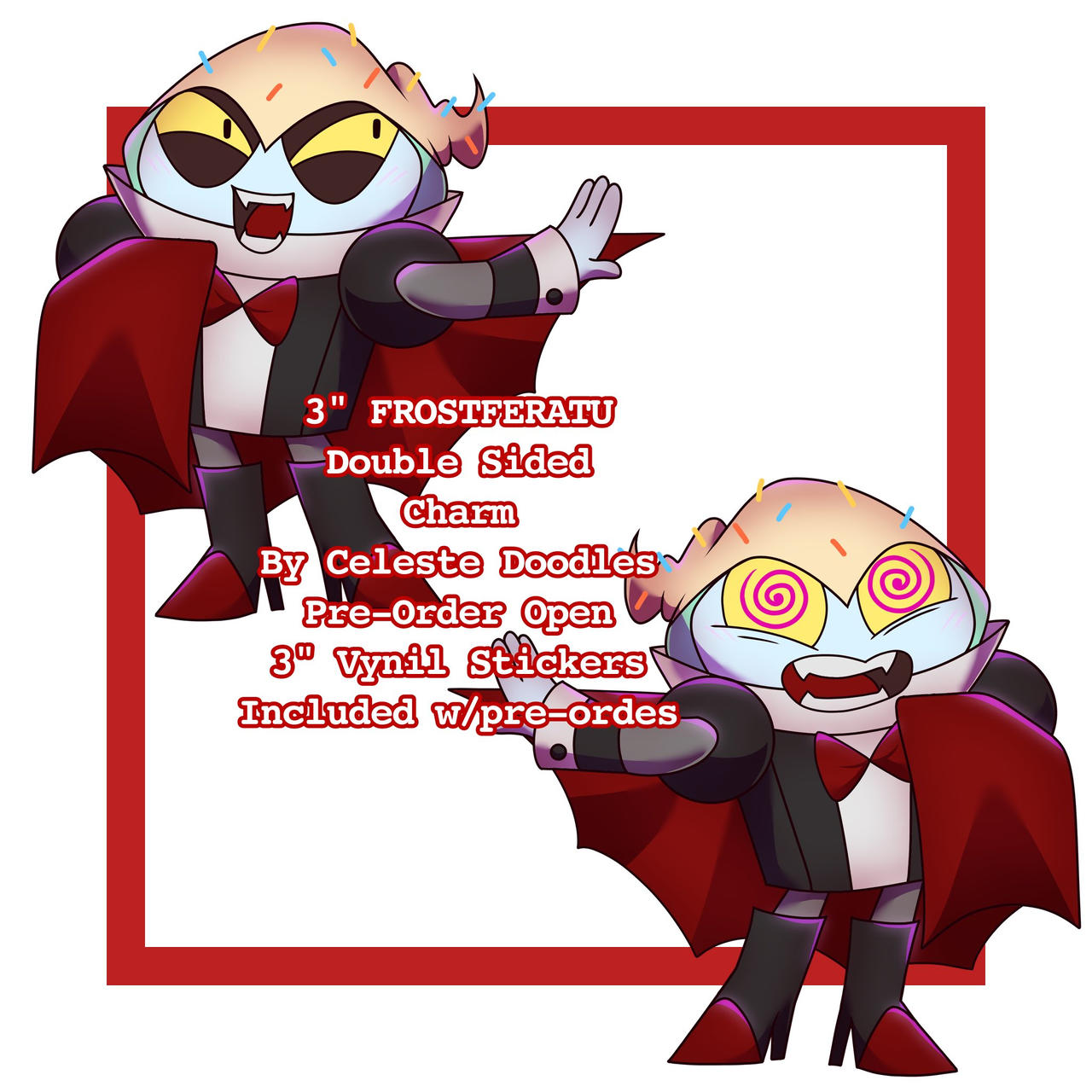 Botbots Fanart Botbots Frostferatu 3 inch charm by Oni-Kurotsuki on DeviantArt