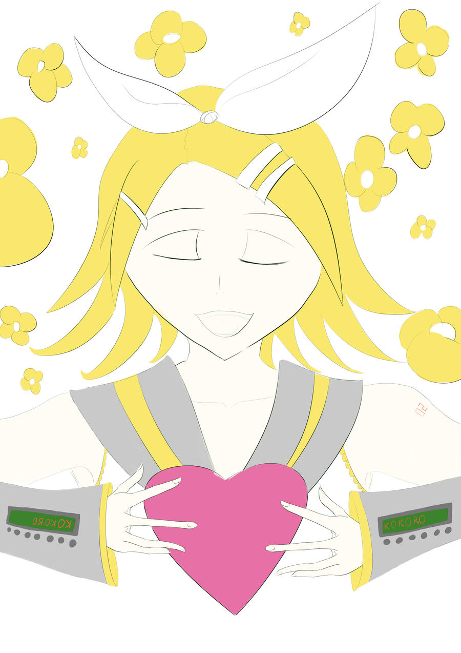 Kokoro -Kagamine Rin by Djiloa on DeviantArt