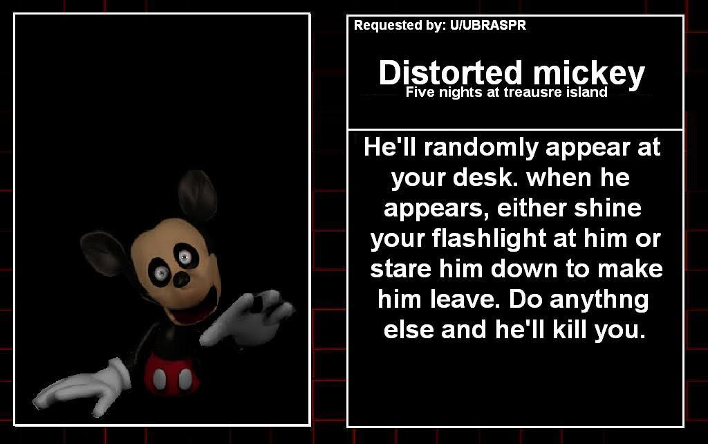Disordered Mickey Distorted Mickey - FanGame Frights by KingniteArt on DeviantArt