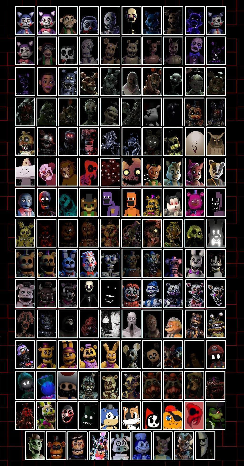 Top 10 FNAF Characters by GoddessAriea on DeviantArt