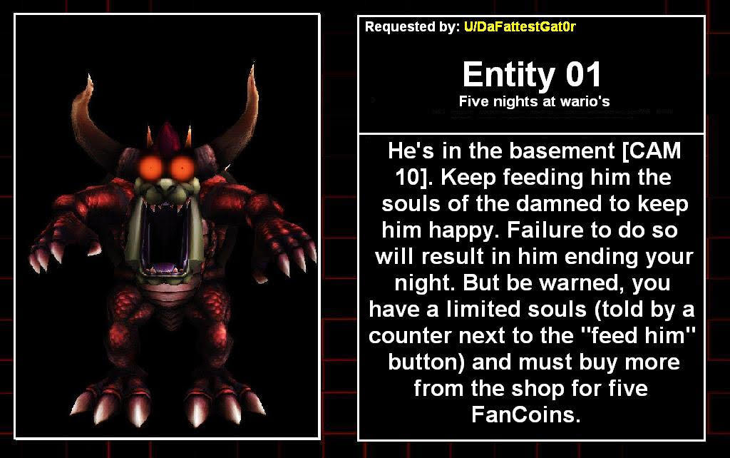 Entity 01 - FanGame Frights by KingniteArt on DeviantArt