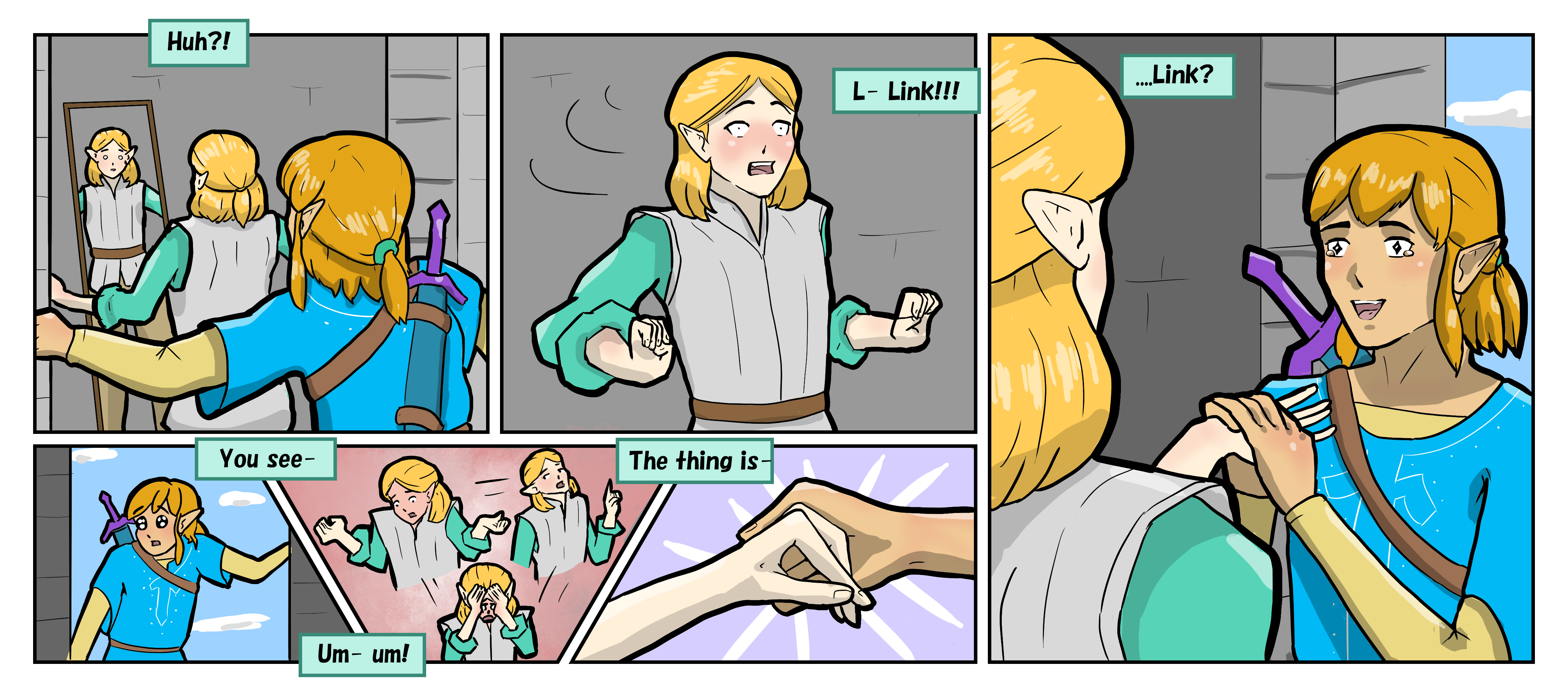 Transmasc Questioning Transmasc Zelda Pg2 by CmykMind on DeviantArt