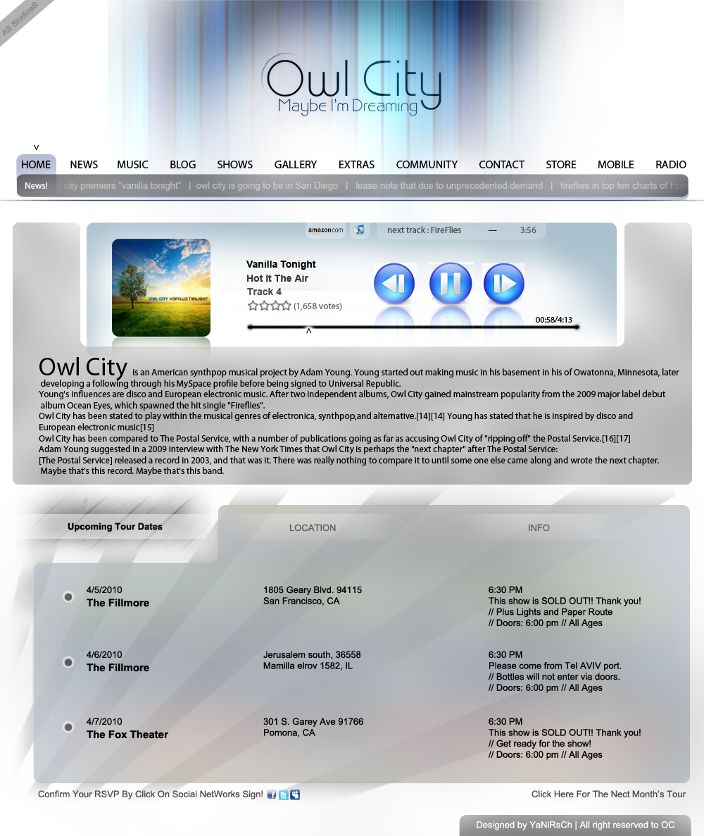 owl city website