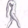 female nude sketch