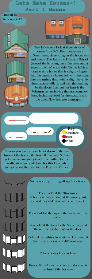 Pokemon Tileset Tutorial House (Bases) by Red-Lucario77 on DeviantArt