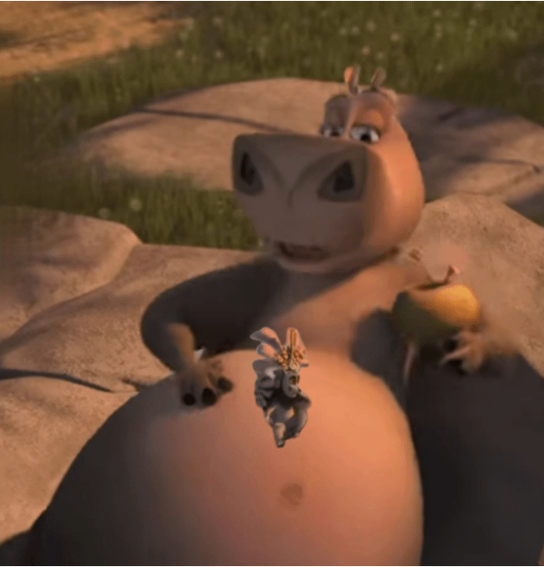 Hippo Crushing Watermelon Gif at Lauren Blackwell blog