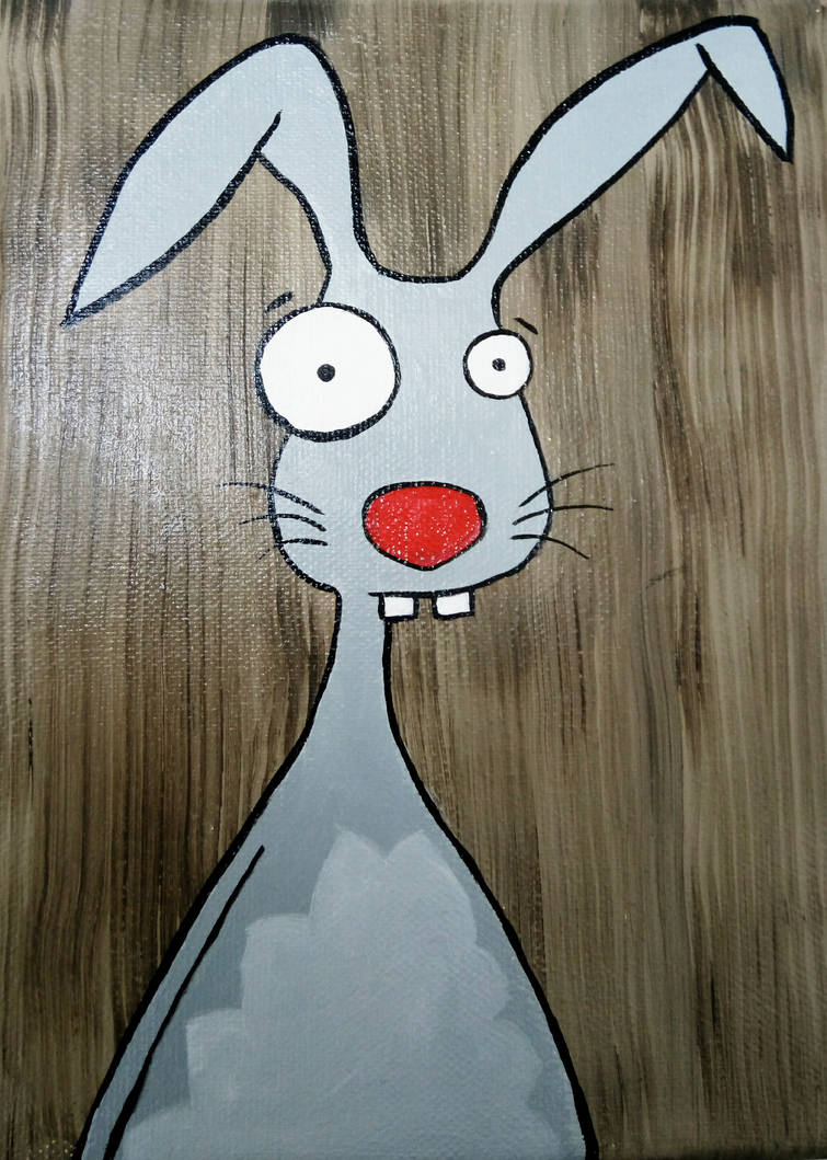 big Eyed rabbit by alinepaz on DeviantArt