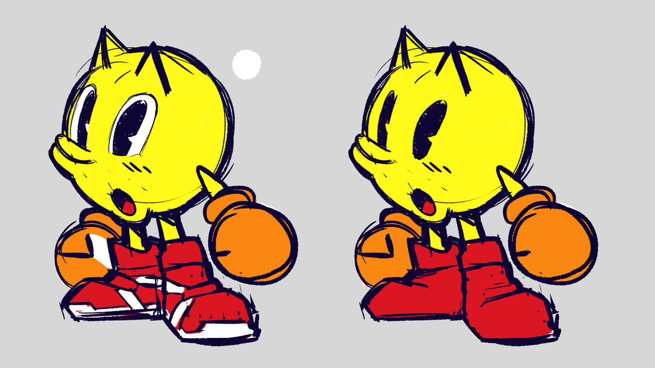 pacman redisign by MercadexInfinity on DeviantArt