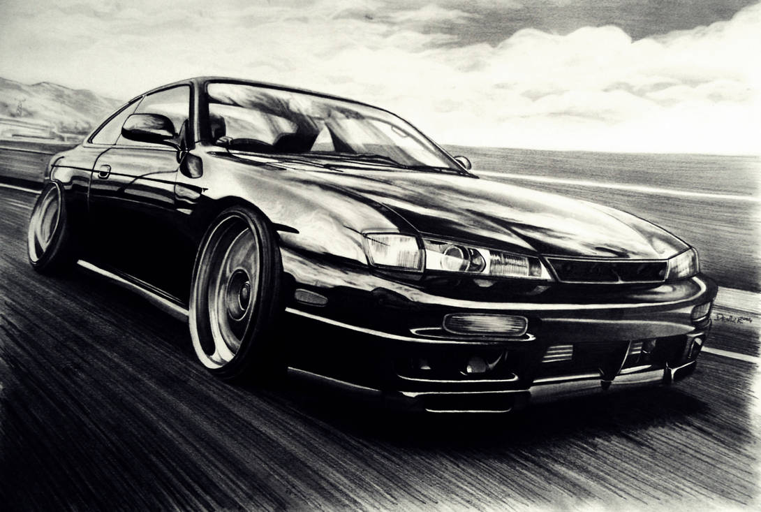 Nissan 200SX S14A on Autobahn by DenizKDesign on DeviantArt