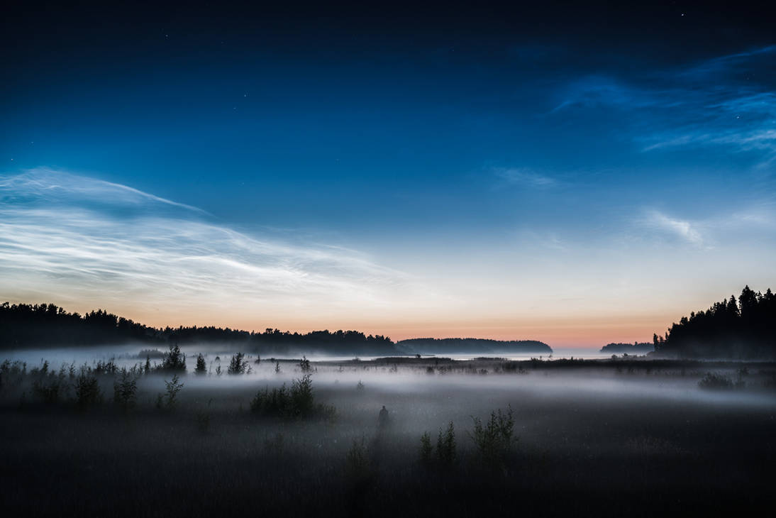 Noctilucent Night II by MikkoLagerstedt