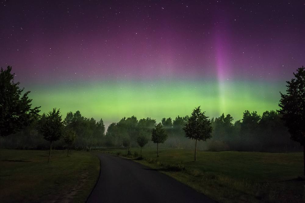 Summer Aurora Borealis