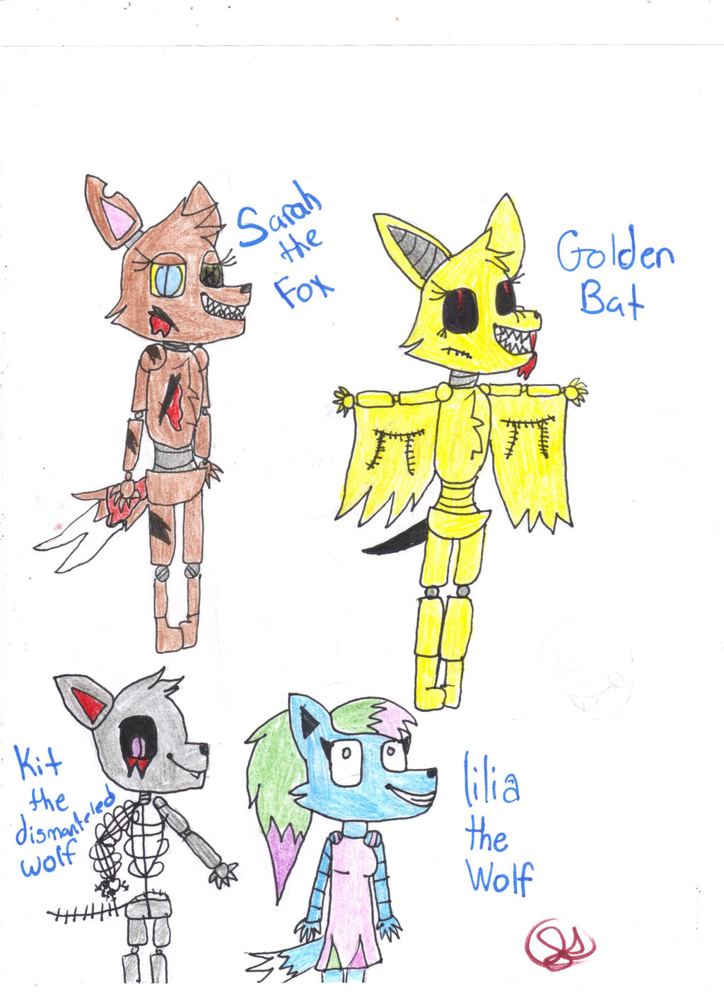 My FNAF OC's by InvaderDaV123 on DeviantArt