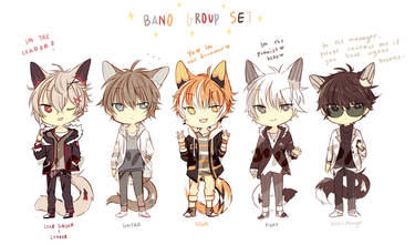 [AUCTION] LineHeart - Band set - : closed