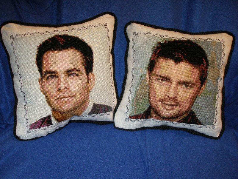 Karl Urban-Chris Pine Pillows