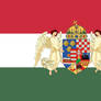 Flag of the Empire of Hungary (1918-)