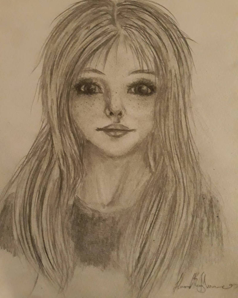 Random drawing of a girl by HraMunro on DeviantArt