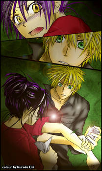 Kaichou And Usui Colour Page